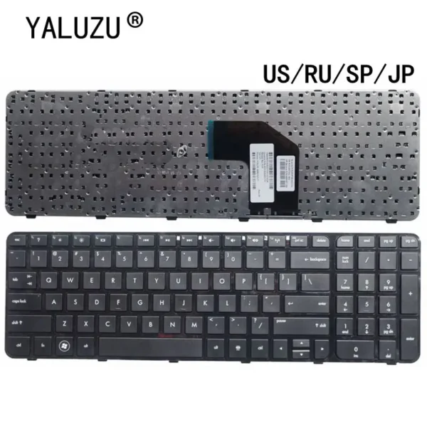 Teclado de ordenador portátil para HP Pavilion G6, G6-2000, TPN-Q110, 2025, 2301, 2327, 2328, 2147TX, 700271-031, 97452-031, EE. UU./RU/SP/JP, nuevo