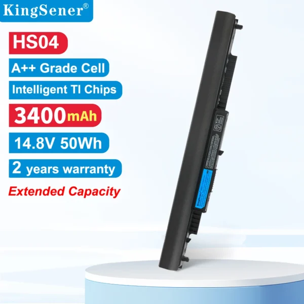 KingSener-Batería de 3400mAh modelo HS04 para ordenador portátil, parte de PC para HP 240 245 250 255 G4 HSTNN-LB6U HSTNN-LB6V 807611-831 807957-001