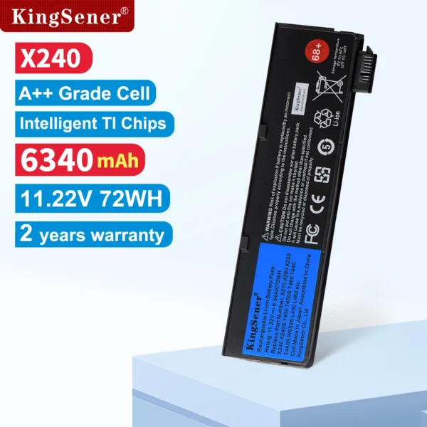 KingSener Laptop Battery for Lenovo ThinkPad X240 T440S T440 X250 X260 X270 T450S T460 T450 T450S T550 T560 45N1126 45N1127