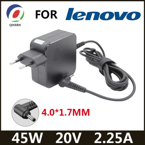 Adaptador de carga para portátil, cargador de 20V, 2.25A, 45W, 4,0x1,7 MM, para Lenovo YOGA 310, 510, 520, 710, MIIX5, 7000, Air 12, 13, ideapad 320, 100, 110, N22, N42